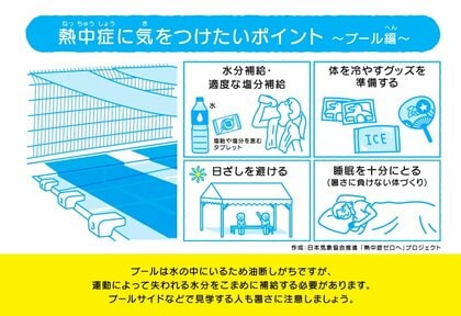 施設管理者に聞いた「プールにおける熱中症対策の実態調査」結果を公開