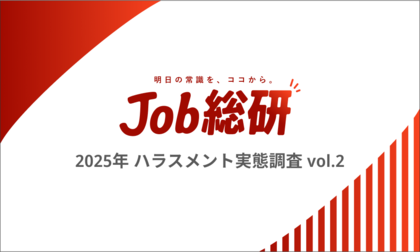Job総研『2025年 ハラスメント実態調査 ~加害編~』を実施 4割が心当たり 自身の”発言リスク”に敏感 若年ほど意識