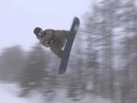 ミラノ五輪の影響…岐阜市出身・村瀬心椛の金メダルなどで郡上市のスキー場賑わう ジャンプ台で練習に励む選手達も