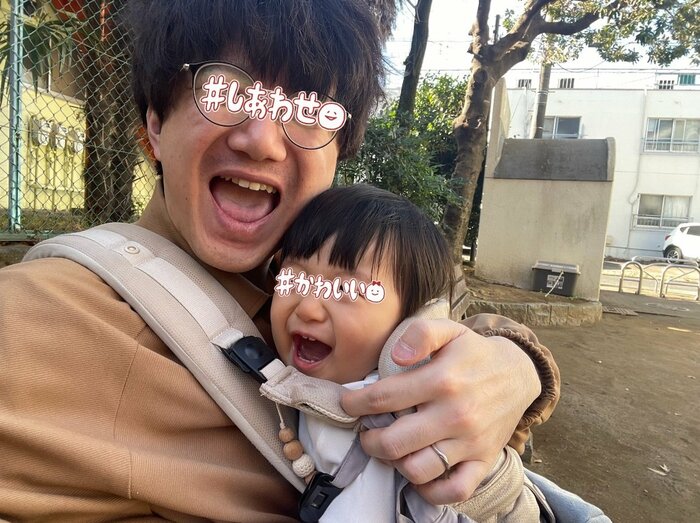 旦那さんと息子さん。表情は今でもそっくり!?