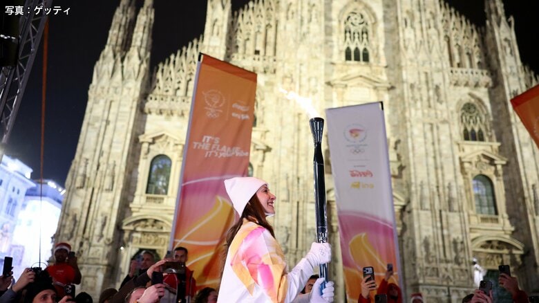 ミラノ・コルティナ五輪日本時間7日未明にサンシーロスタジアムなどで開会式　聖火リレーがミラノ中心部ドゥオーモ広場に到着｜FNNプライムオンライン