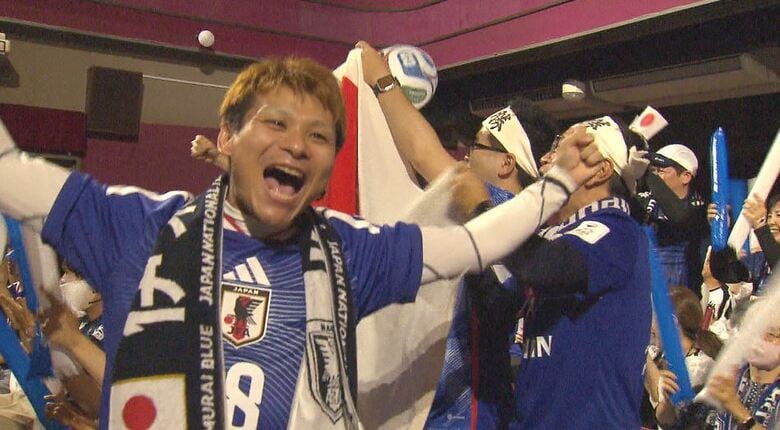 「1位通過いける」サッカーW杯　日本ゴールラッシュでチュニジアに快勝　長野も熱狂「未来につながる試合」　映画館のPVに100人超　長野・上田市｜FNNプライムオンライン