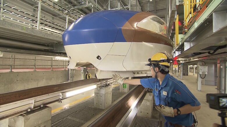 【メディア初潜入】新幹線の“健康診断”に密着！　福井・敦賀車両基地でミリ単位の異常も見逃さない検査の全貌｜FNNプライムオンライン