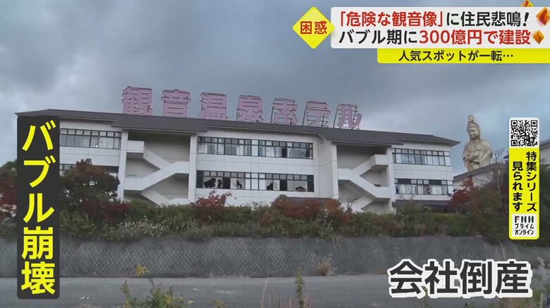 施設の権利を引き継ぐ争いがおきたが決まらず、施設はそのまま放置され老朽化