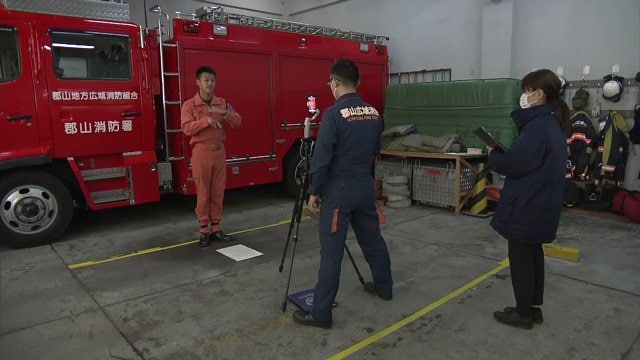 手話動画撮影の様子