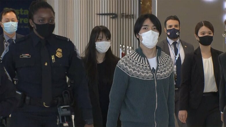 去年11月、ニューヨークに到着した小室圭さんと眞子さん