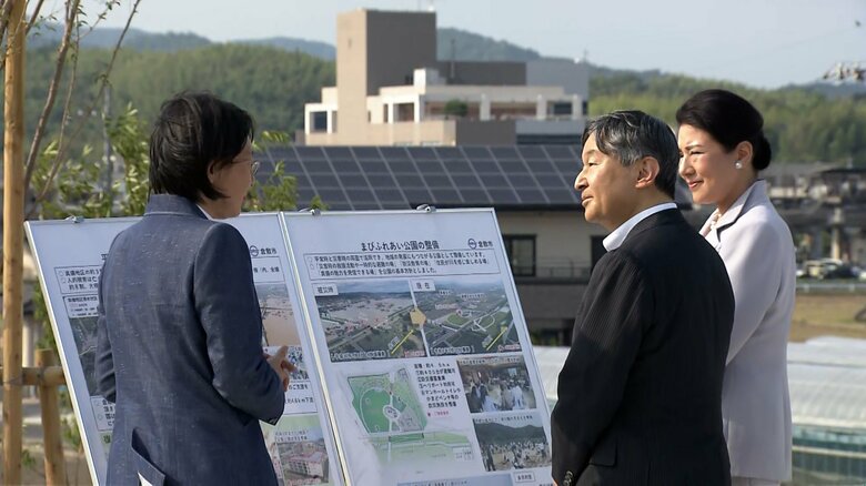 復興した町の様子を確認された