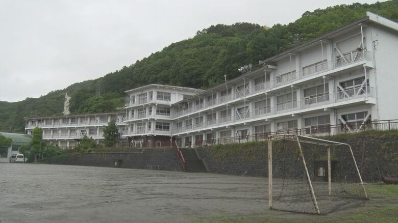 諏訪地域でのロケの決め手となった旧城北小学校（長野県諏訪市）