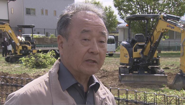 存続を願う地元住民有志の会・金田要司さん（4月17日）