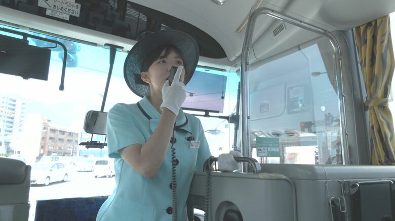 新人バスガイド山口和湖さん