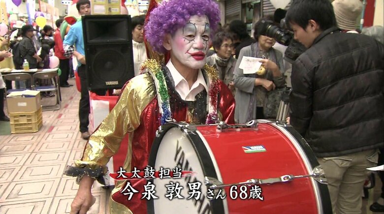 大太鼓担当の今泉敦男さん