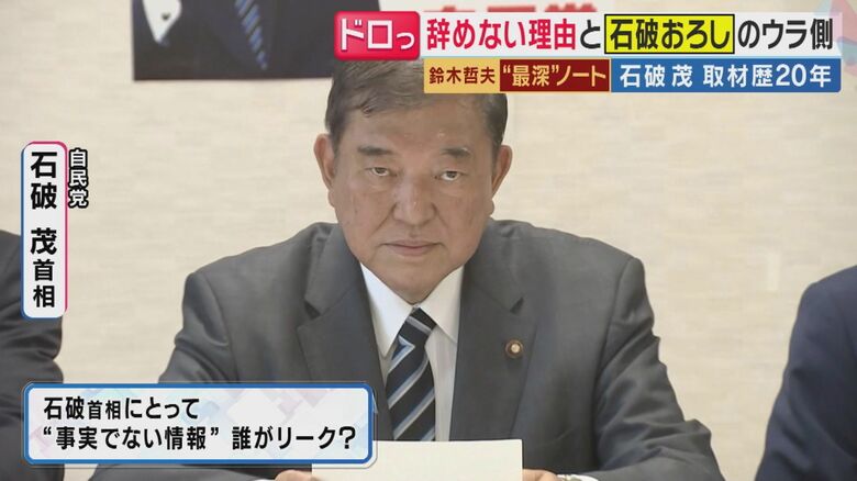 石破総理（関西テレビ「旬感LIVE　とれたてっ！」より）