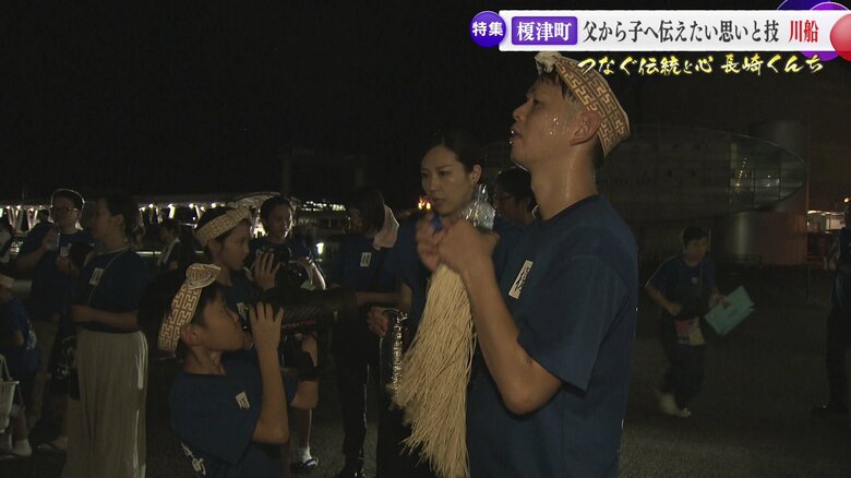 家族4人で稽古に参加