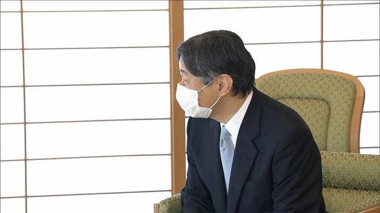 皇居･小広間で、バイデン大統領と面会される天皇陛下