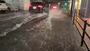 福岡市内で“ゲリラ雷雨”　道路の冠水も　1時間に60ミリ超える非常に激しい雨　東区・南区・城南区で約780戸が停電