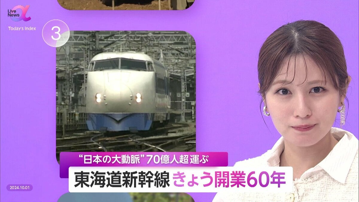 東海道新幹線“夢の超特急”が60周年 「速くて安全」守り抜いた軌跡“新CM”公開 地道な改良・組織の知恵で海外へ｜FNNプライムオンライン