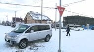 雪道で自転車に乗っていた”高齢男性”が乗用車にはねられ死亡…信号機のない十字路交差点で自転車側に一時停止の標識＜北海道東川町＞