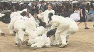 「がんばっていきまっしょい」松山東高校で“名物”運動会　雨でもはじける青春　競技と声援で熱気【愛媛】