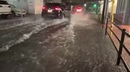 福岡市内で“ゲリラ雷雨”　道路の冠水も　1時間に60ミリ超える非常に激しい雨　東区・南区・城南区で約780戸が停電