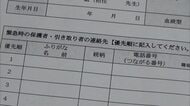 児童５３人分の個人情報紛失　福山市の放課後児童クラブ　氏名や緊急連絡先記載の調査票