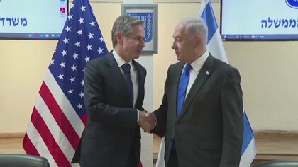 イスラエル首相と米国務長官「人道回廊」設置を協議　日本政府は日本人退避へチャーター機手配