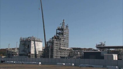 クリーンエネルギーとして期待”ブルー水素”活用し発電  実証試験施設が完成  2026年春の全面稼働目指す　新潟