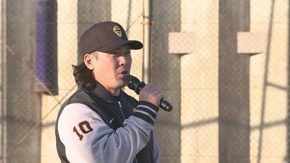 甲斐キャノン披露　甲斐拓也選手が小学生野球大会に登場　兄・大樹さんとの豪華共演も　大分