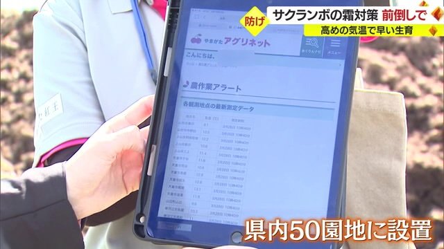 気温がメールで通知される「低温アラート」