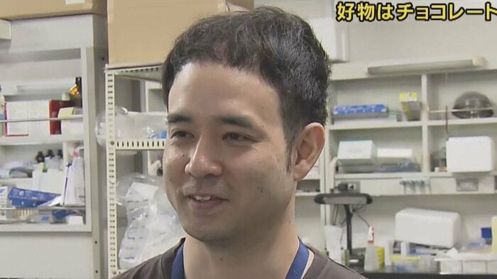 “チョコレート巡るエピソード”を語る川上特定助教