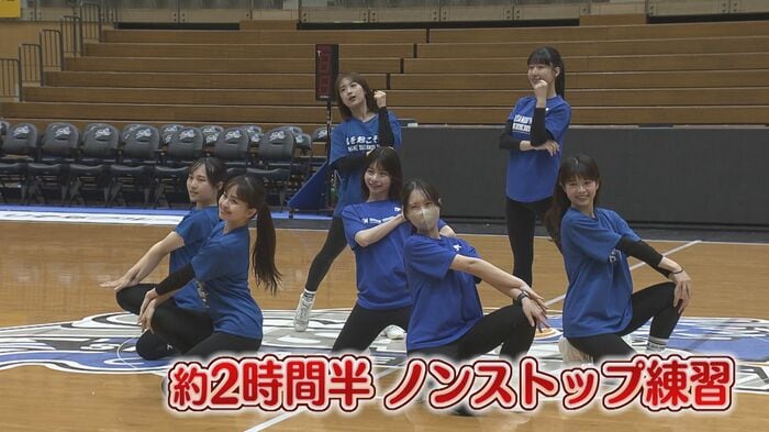 試合前日もハードな練習に臨むメンバー