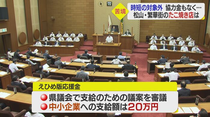 中小企業に20万円 「えひめ版応援金」