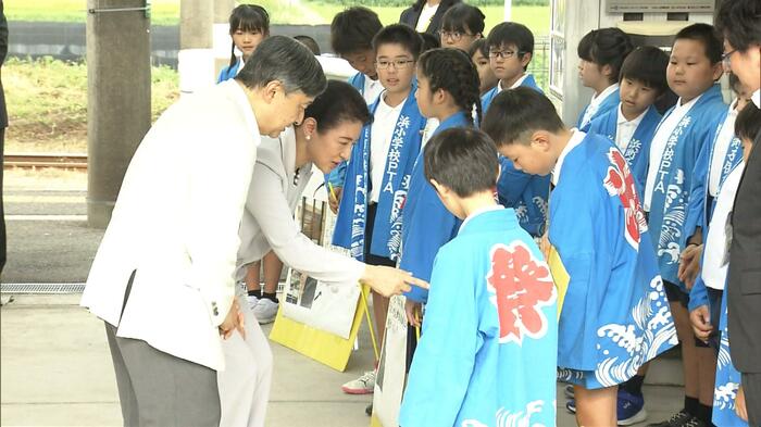 令和5(2024)年10月 観光ガイドとして活動する地元の小学生とご交流 (佐賀・肥前浜駅)