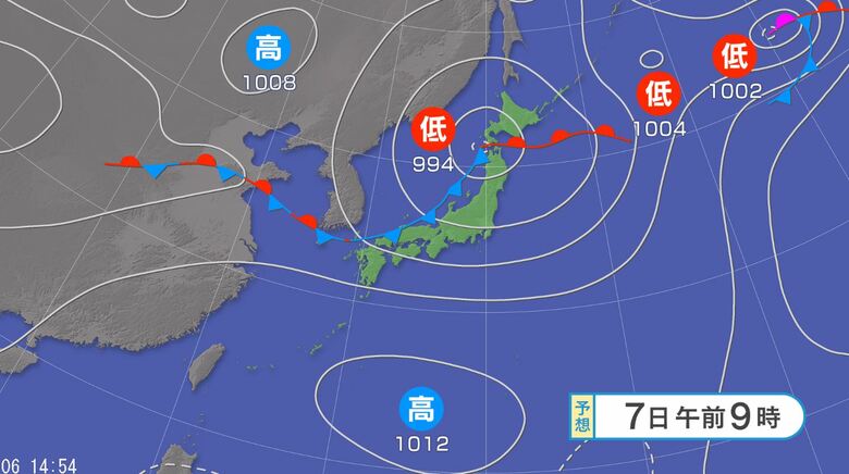 新潟県、富山県、石川県では「線状降水帯」が発生する可能性　6日夜遅くから7日朝にかけて　大雨災害発生の危険度が急激に高まる可能性｜FNNプライムオンライン