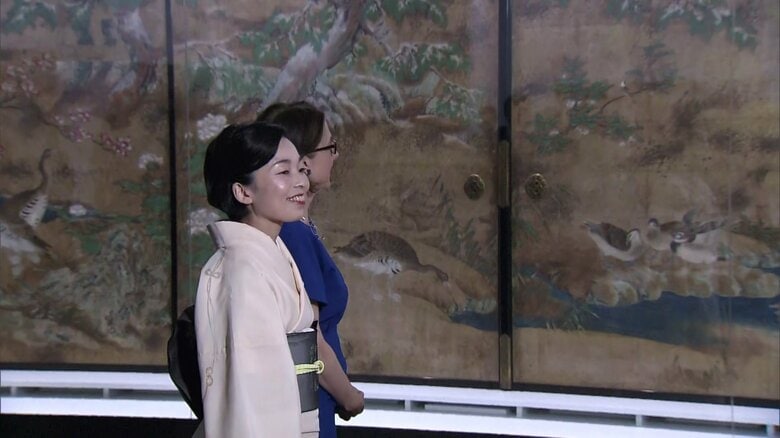 彬子さま大英博物館展へ 留学中に発見した法隆寺壁画の模写と再会 「宝物のような時間でした」|FNNプライムオンライン