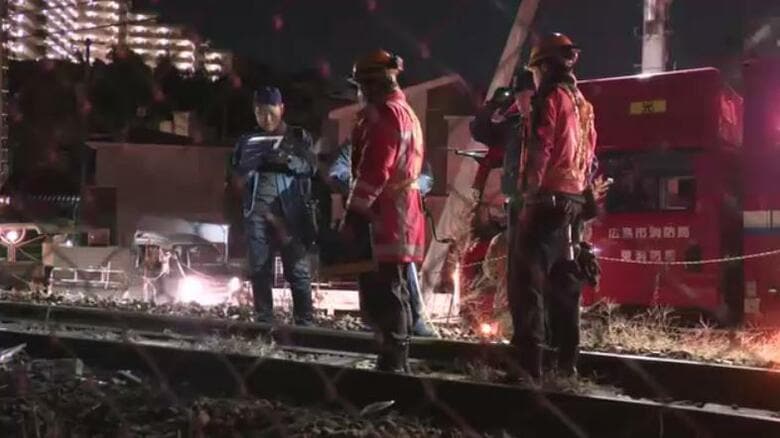 【続報】80代とみられる女性　列車にはねられ死亡　ＪＲ芸備線　戸坂駅～矢賀駅間｜FNNプライムオンライン