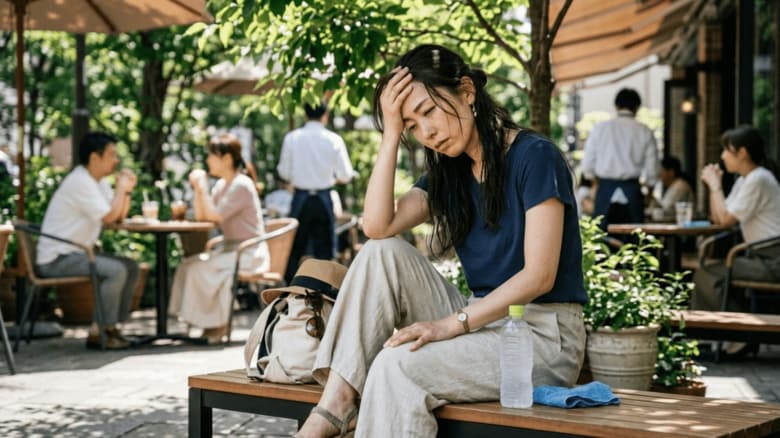 40～50代の77％が夏場の不調を実感
