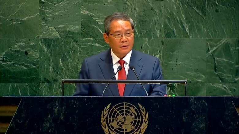 中国の李首相「国連重視」の考え強調…トランプ大統領と対照的な立場で国際秩序づくり“主導的役割”担う姿勢示し支持を集める狙いか｜FNNプライムオンライン