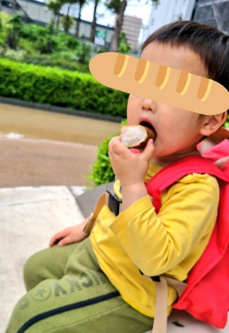 お菓子で機嫌回復
