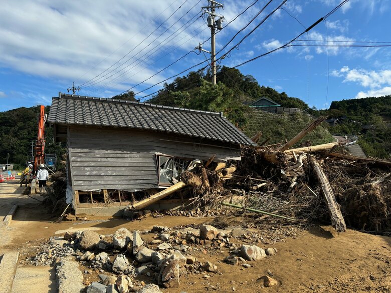 水害の復旧作業は続いている