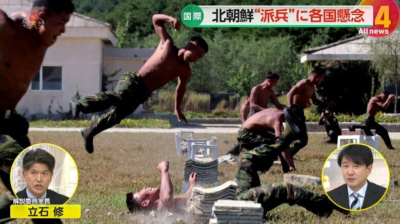 訓練を受ける北朝鮮の兵士