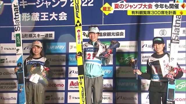 2022年第1回大会の表彰台