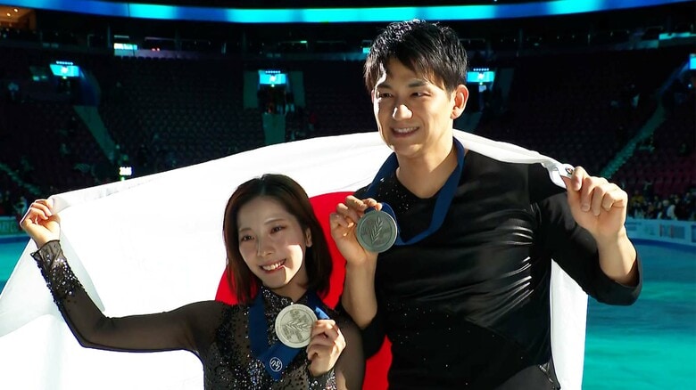 2024年の世界選手権で銀メダルを獲得した“りくりゅう”