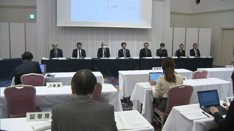 JAXAと三菱重工の会見