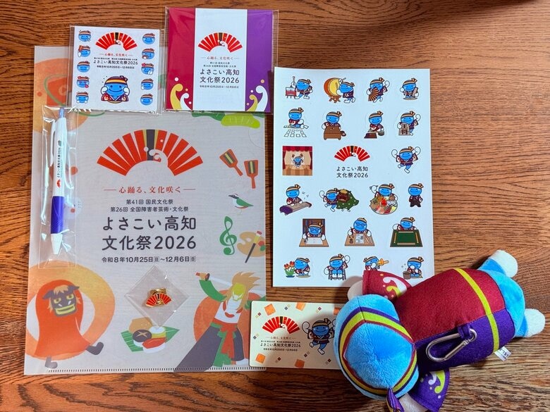 PRグッズも大会を盛り上げる