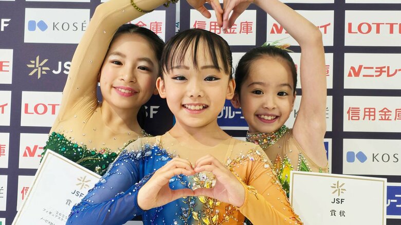 ノービスB女子表彰台（近畿選手権）