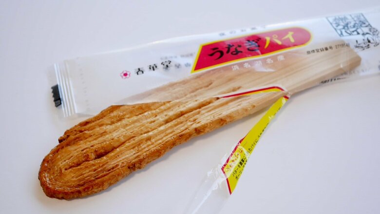 うなぎパイを再現した完成品