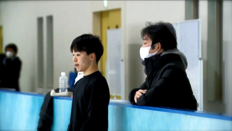 鍵山と正和コーチ