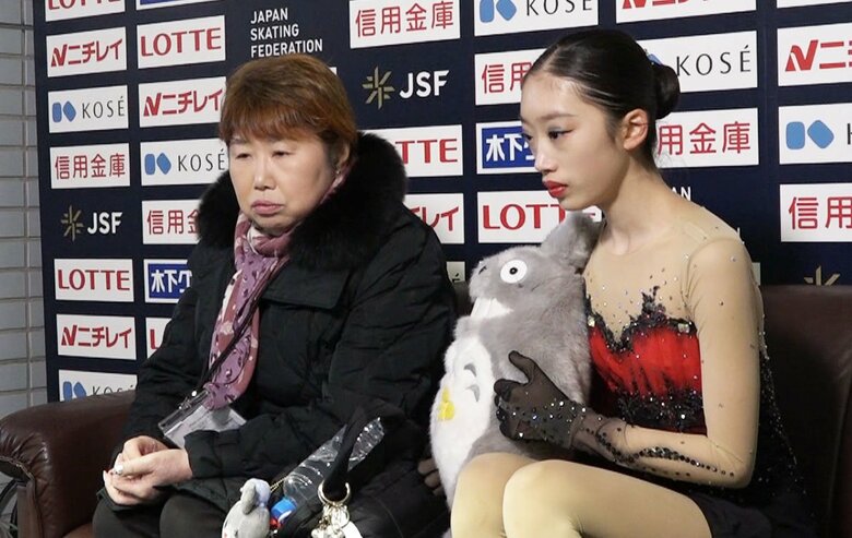 2024年の全日本ジュニアではショート21位から会心の演技を披露した岡田