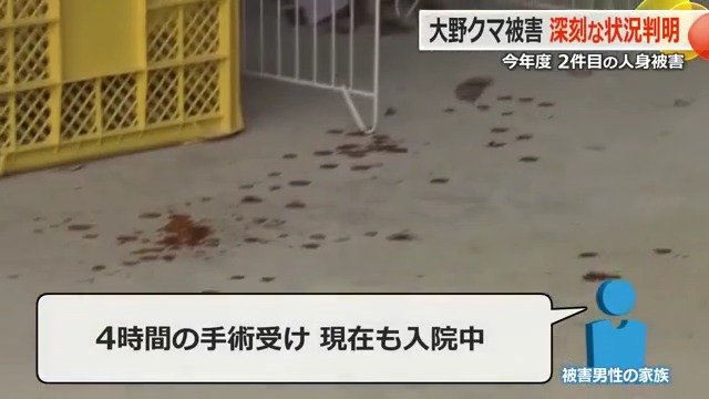 血痕が残されていた