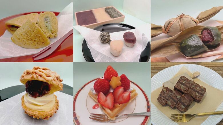 ネット投票で選ばれたスイーツ6品